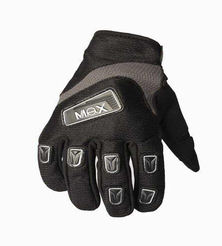 GUANTES MOTOCROSS MAX TCV31 (NEGRO) TALLE XXL [MTCV31N/XXL]